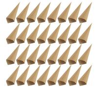 SHOWERORO 120 Cônes en Papier Kraft pour Confettis et Petits Bouquets, Serviceable Cônes de Pétales pour Cérémonie de Mariage et Fête