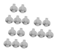 SHOWERORO 15pièces Boutons De Cuisinière Acier De Universelles Pour De Gaz Compatible Avec Cuisinières Fours Et Plaques De