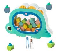 SHOWERORO 1ensemble Boîte à Dents Bois Pour Garçon Fille Coffret Mémorial Avec Pince Et Flacon Pour Conserver Les Dents De Lait Et Souvenirs Enfance Design Amusant