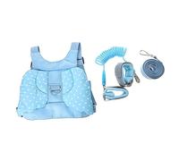 SHOWERORO 1ensemble Harnais De Sécurité Pour Garçon Fille Avec Laisse Anti-perte Et Lien De Poignet Pour Promenade Toute Sécurité