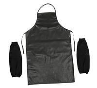 SHOWERORO 1ensemble Tablier Cuir Imperméable Avec Manches Résistant à Huile De Tablier Manches Pour Cuisine Jardinage Et Travaux Ménagers