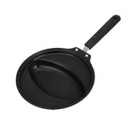 SHOWERORO 1pièce Poêle à Omelette Antiadhésive Avec Moule à Œufs Pour Cuisine Maison Poêle à Omelette Japonaise Noir