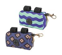 SHOWERORO 2 Pièces Distributeur De Sacs pour Couches Portable Support pour Sacs Poubelle à Couches D'extérieur