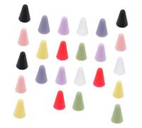 SHOWERORO 24 pièces Lot de Protections en Silicone pour Pointe de Stylet étui antidérapant Compatible avec Stylet protège Contre Rayures et saletés Couleurs variées 24 pièces
