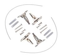 SHOWERORO 2ensembles Sangles De Sécurisation Pour Meubles De Fixations Murales Inoxydable Pour Prévenir Le Basculement Idéales Pour Bibliothèques Et Armoires Installation Facile Et