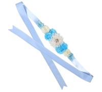 SHOWERORO 2pièces Ceinture De Grossesse Ajustable Écharpe Maternité Polyvalente Pour Shower Et Photo Accessoire Bohemian