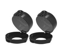 SHOWERORO 2pièces Protection Boutons De Cuisinière Gaz Sécurités Garçon Fille Antidérapants Plastique Facile à Installer Et Nettoyer Couvre-boutons Pour Prévention Accident Adapté Cuisine Fa