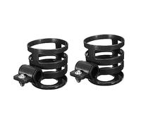 SHOWERORO 2pièces Support Bouteille Poussette Racks Universels Pour Bouteilles Eau Compatible Avec Bicyclette Et Mobilité Installation Facile Noir