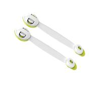 SHOWERORO 2pièces Verrous De Sécurité Pour Garçon Fille De Verrous à Double Bouton Auto-adhésifs Adaptés Pour Réfrigérateurs Tiroirs Et Armoires Vert