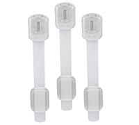 SHOWERORO 3pièces Coffre De Sécurité Pour Garçon Fille Lot De Verrous De Pour Meubles Facile à Installer Adhésif Fort Pour Cabinets Et Réfrigérateurs
