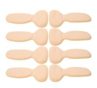 SHOWERORO 4 Paires Coussinets de Talon Antidérapants en Silicone, Beige | Installation sans Outil, Maintien de Forme, Confort Amorti, pour Mocassins et Baskets Basses