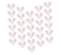 SHOWERORO 40 Pièces DIY Pince Cheveux Lapin Oreilles Accessoires de Décoration pour Fête Pâques Rose