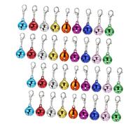 SHOWERORO 45 Pièces Pet Bell Pendants Set Metal Bells For Cat Dog Collars DIY Accessories Pleasant Sound Safe Auditory Feedback Versatile Pendant Charms For Small Pets
