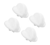 SHOWERORO 4pièces Bouton De Commande De Laveuse Blanc Remplacement De Minuterie Accessoires Pour Appareils De Blanchisserie Pour Laveuse Et Sécheuse