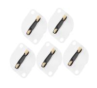 SHOWERORO 5pièces Kit De Fusibles Thermiques Pour Sécheuse Remplacement De Fusible Thermique Chauffants Et Thermistores Composants Pour Sécheuse Et Entretien Ventilations