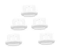 SHOWERORO 5pièces Lot Capuchons De Fin De Glissière Pour Panier Lave-vaisselle Accessoires De Remplacement Durables Et Faciles à Installer Pour Porte-paniers Supérieurs