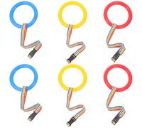 SHOWERORO 6 pièces Corde de Marche pour Garçon Fille Couleur Vive Corde de Sécurité et Réutilisable pour Maternelle et Crèche Prévention Anti-perte pour Garçons et Filles