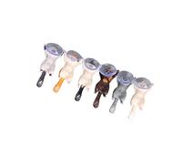 SHOWERORO 6 Pièces Support De Téléphone pour Bureau Et Smartphone Lot de Supports Créatifs Forme De Chat Robuste Ventouse Variés