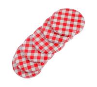 SHOWERORO 6pièces Couvercles De Bocal Large Ouverture Étanches Et Réutilisables Pour Conserver Aliments Couvercles De Remplacement Pour Pots Verre Et Bocaux De Conserve