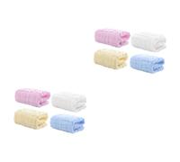 SHOWERORO 8pièces Serviettes Lavables Coton Pour Garçon Fille Lingettes Absorbantes Pour Éructations Carrés Coton Pour Nourrissons