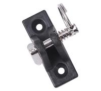 SHOWERORO Accessoire de Capote Noir en Acier D'auvent Bateau de Inoxydable Tête Polie, Facile à Installer et Pièces Robustes et Modernes pour Radeaux Bateaux de Pêche