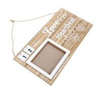 SHOWERORO Accessoires Photo En Bois Album Photo Etagère D'exposition Décor Cadre D'affichage Photo Bébé Cadres De Bébé Pour Les Photos Cadre Photo Échographie Cadre D'échographie