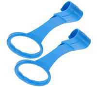 SHOWERORO Anneaux de Traction pour Lit Bébé Bleu Portable 1 Paire D’anneaux de Verticalisation en Matériau Sûr pour Tout-petits Accessoire D’exercice de Marche pour L’apprentissage Debout