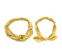 SHOWERORO Bandeaux Parent-garçon Fille Élastique Avec Nœud Pour Motif Lavande Romantique