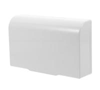 SHOWERORO Boîte de Prise Extérieure Étanche Adhésive en Plastique Blanc, Protège Prise Électrique Double 86 Type pour Installation en Extérieur, Couverture Pratique et Résistante