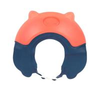 SHOWERORO Bonnet De Bain Bébé Réglable Rouge Chapeau De Bain Et Shampoing En Pp Protection Anti-éclaboussures Bord Large Adapté Garçons Et Filles Et Lavage Des Cheveux