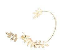 SHOWERORO Boucles Oreilles Dorée Manchette Oreille Droite sans Perçage Clip Élégant Recyclables pour Femmes et Filles pour Événements et Fêtes