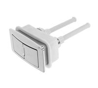 SHOWERORO Bouton Chasse Double pour Réservoir Wc Bouton Poussoir Carré Économiseur Compatible Salle de Bain Installation Facile et Entretien Simple