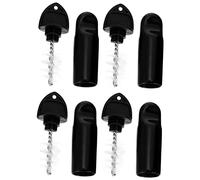 SHOWERORO Brosse De Nettoyage Pour Robinet De Fût De Bière De Brosses De Nettoyage Avec Couvercle De Protection Eau Noir