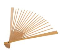 SHOWERORO Cadre de Ventilateur Pliant Cadre de Ventilateur Ancien Portable en Bambou Robuste 7 Pouces pour Décoration DIY pour Artisanat la Main