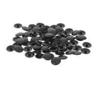 SHOWERORO Capuchons à Vis Plastique Noir 200pcs pour Protection et Décoration de Vis dans Environnements Automobiles