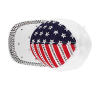 SHOWERORO Casquette de Baseball Casquette D'été Coton à Strass Étoile à Cinq Branches Confortable et Protection Solaire pour Hommes et Femmes pour Fête Aventures en Plein Air