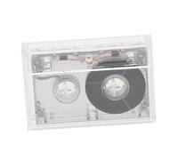 SHOWERORO Cassette Audio Vierge 60 Cassette Audio Vide Mini Modèle 60 Matériel pour Décoration Murale Vintage Accessoire pour Enregistrement Surface Lisse Couleur Noire