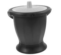 SHOWERORO Chamber Pot Portable Toilet Avec Couvercle Pour Adultes Urinal Pratique Et Léger Pour Voyage Et Utilisation à Domicile Pot De Nuit Avec Poignée Pour Personnes Âgées Et Femmes