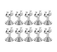 SHOWERORO Clip porte-cartes de message lot de 10 en acier inoxydable pour affichage sur étagères de détail et présentoirs de boulangerie avec design flexible et durable