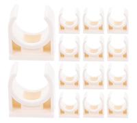 SHOWERORO Colliers de Serrage Crochet de Fixation pour Tuyaux en Pvc Blanc Support Mural Robuste de U Lot de 200 Pièces pour Électricien et Plomberie