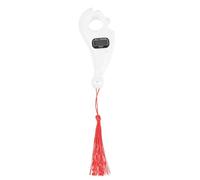 SHOWERORO Compteur de Perles Portatif Rotatif Blanc en Plastique 1 Pièce