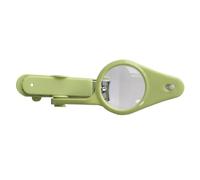 SHOWERORO Coupe-ongles Lampe Et Loupe Pour Bébé, Outil De Soin Des Ongles Sécurisé, Acier Inoxydable, Vert, Adapté Aux -nés Et Garçon Et Filles, Ensemble Pratique Pour Soin Des Ongles