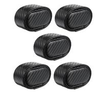 SHOWERORO Coussins de Montre Petits Oreillers Protecteurs Noirs Lot de 5 Housse en Flanelle en PU et Soin Délicat pour Présentation des Bracelets