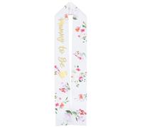 SHOWERORO Écharpe Maman à Venir Glamour Décoration Élégante Pour Shower Sash Confortable Et Chic Accessoire Festif Pour Future Maman Ajoute Une Touche De Style à Votre Événement