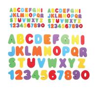 SHOWERORO Ensemble De 3 Jouets alphanumériques Alphabet pour Tout-Petit Jouets de Bain préscolaire Lettres de Mousse de Bain Jouets de pour Enfants Lettres de Bain ABC Eva