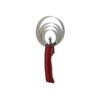 SHOWERORO Étrille pour Chevaux en Acier Inoxydable Poignée Ergonomique et Côté Tranchant pour Boue Tenace, Accessoire pour Écurie et Toilettage Équin Couleur Aléatoire