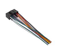 SHOWERORO Faisceau de Câbles pour Autoradio Stéréo Adaptateur de Câblage Automobile Compatible Connecteur Léger et Robuste pour Système Audio Voiture Installation sans Modification