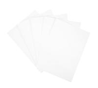 SHOWERORO Feuilles Huile Lubrifiante pour Destructeur de Documents, 5 Pièces, Papier Blanc, Soulage Les Engrenages et Assure Un Nettoyage