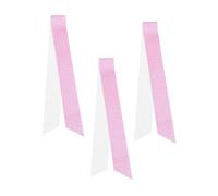 SHOWERORO Fournitures De Fête Sash 3 Pièces Écharpe À Paillettes Espace Vierge Pour Motifs Spéciaux Mots Et Ceintures Détiquette