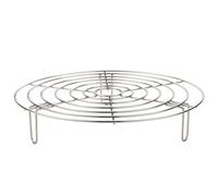 SHOWERORO Grille de cuisson vapeur en acier inoxydable cm Support vapeur multifonction Grille de cuisson amovible facile à nettoyer Argenté